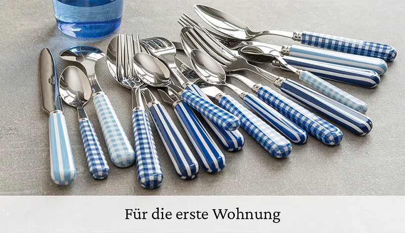 Fur die erste Wohnung Sabre Buntes Besteck